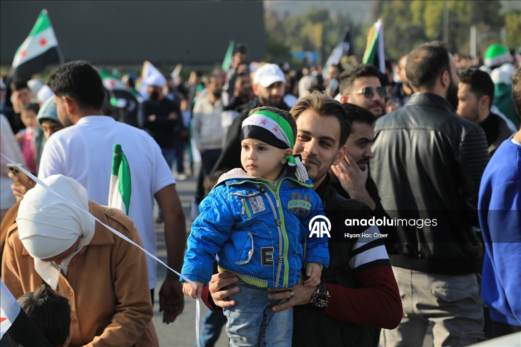 Syrians mark anniversary of the major military operation in Damascus