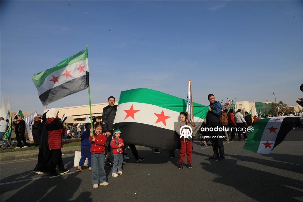 Syrians mark anniversary of the major military operation in Damascus