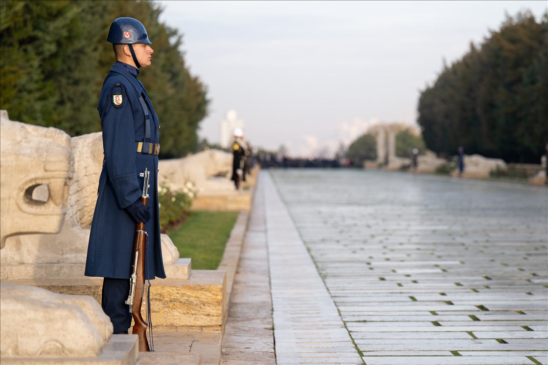 Ceremonial Guard Duty at Anitkabir, the mausoleum of Mustafa Kemal Ataturk