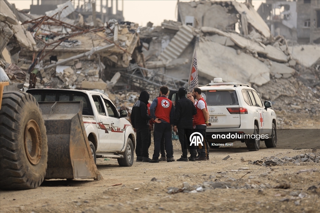 Kassam Tugayları ve Kızılhaç, Beyt Lahiya’da arama bölgesine ilk kez girdi