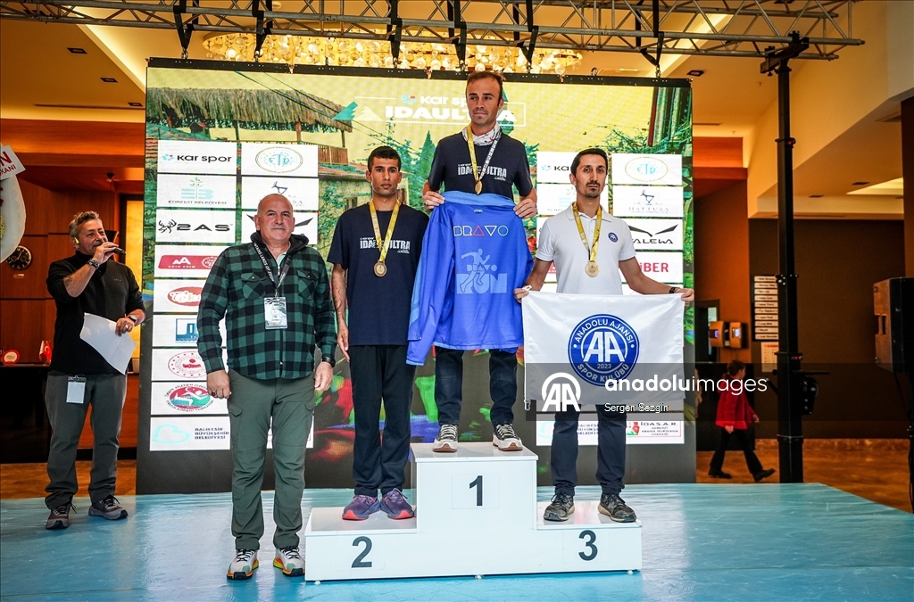 "9. Kar Spor İda Ultra" koşusu sona erdi