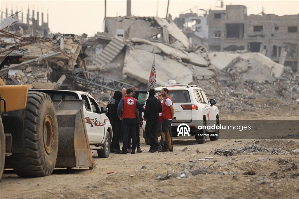 Kassam Tugayları ve Kızılhaç, Beyt Lahiya’da arama bölgesine ilk kez girdi