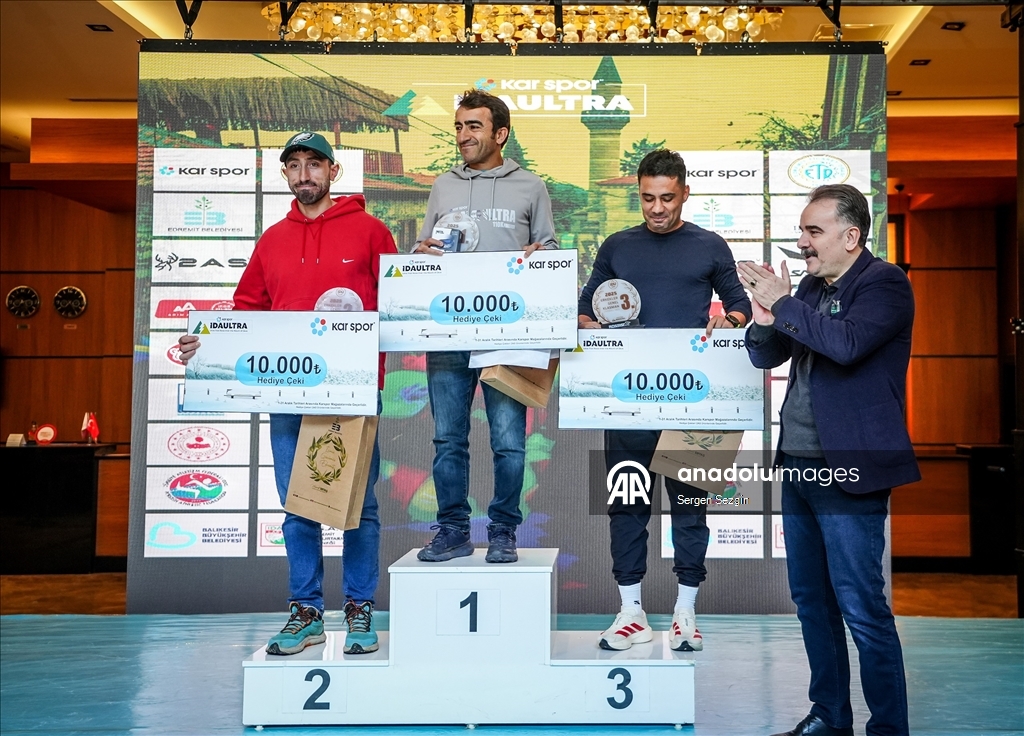 "9. Kar Spor İda Ultra" koşusu sona erdi