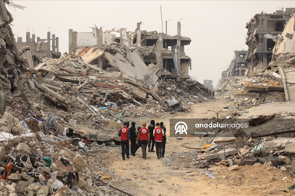 Kassam Tugayları ve Kızılhaç, Beyt Lahiya’da arama bölgesine ilk kez girdi