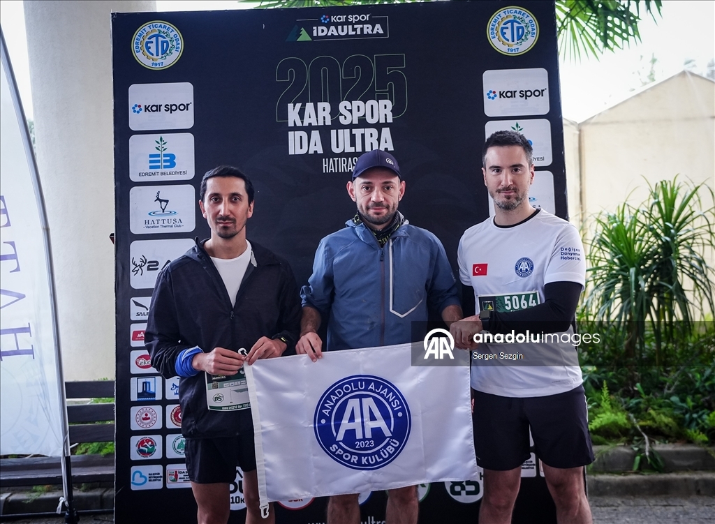 "9. Kar Spor İda Ultra" koşusu sona erdi