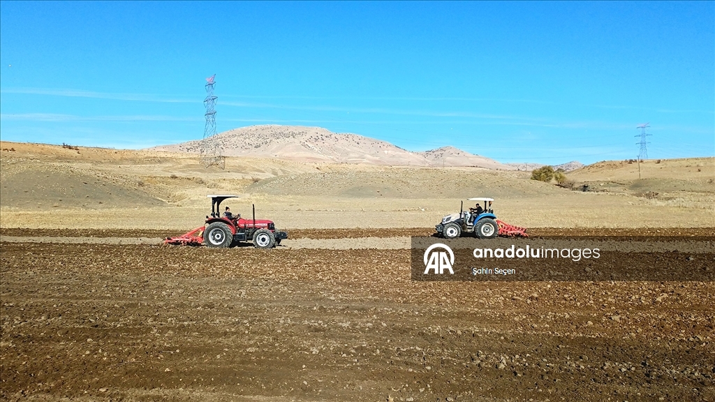 Batman'ın bereketli topraklarında hububat ve baklagil ekimi mesaisi sürüyor