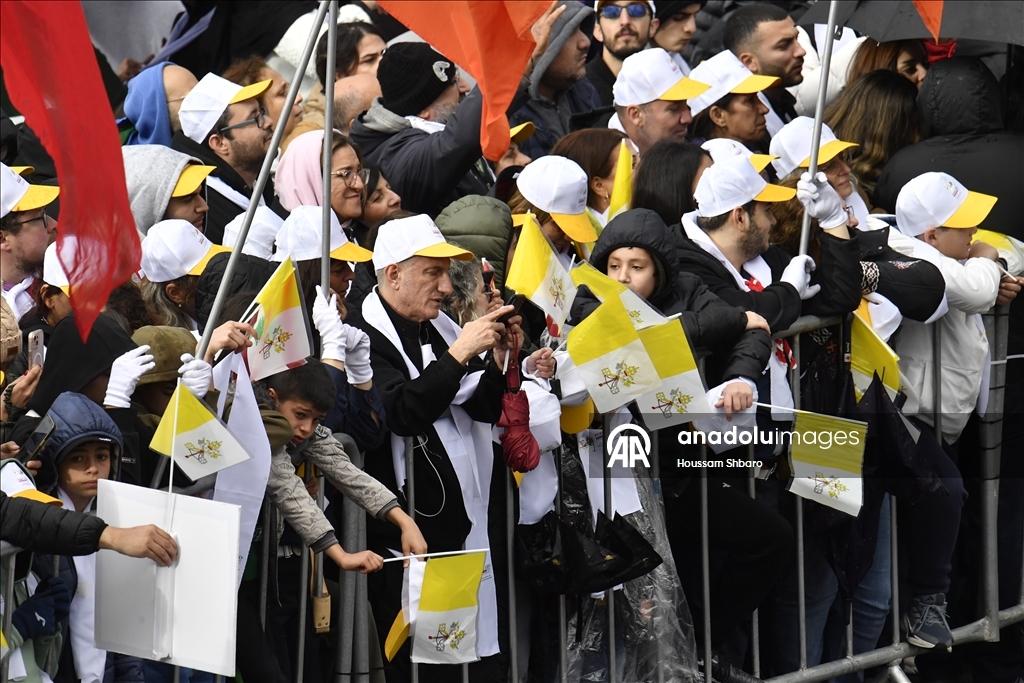 Папа Римский Лев XIV находится с визитом в Ливане