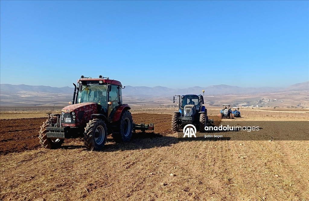 Batman'ın bereketli topraklarında hububat ve baklagil ekimi mesaisi sürüyor