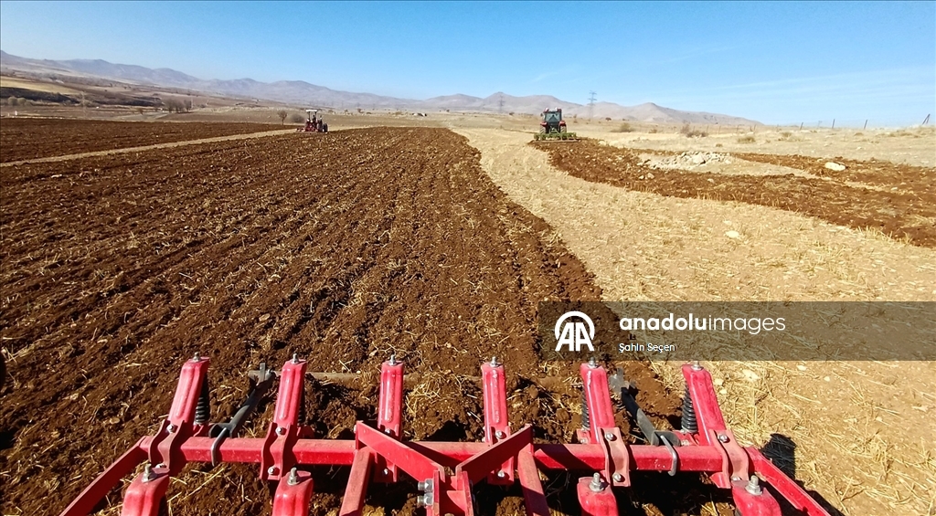 Batman'ın bereketli topraklarında hububat ve baklagil ekimi mesaisi sürüyor