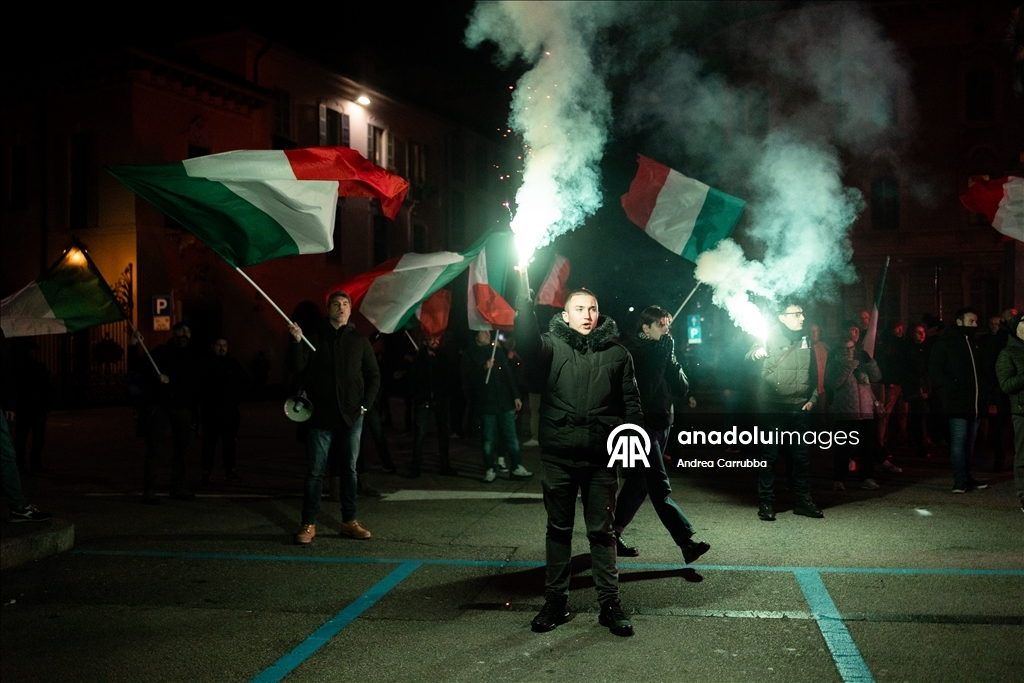 Ультраправые в Италии провели акцию против миграции