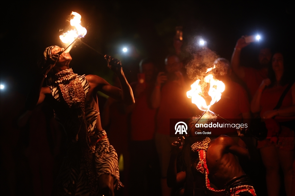 Cultural event held among baobab trees in Senegal