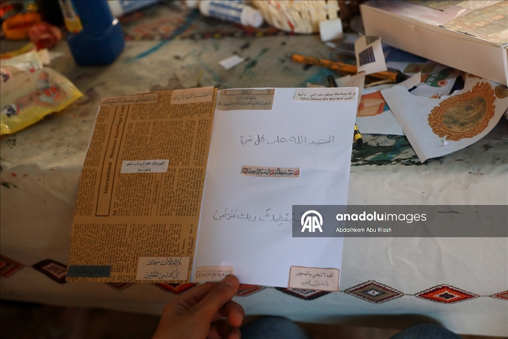 Молодая палестинка организует для девочек в Газе уроки рукоделия и мастер-классы по переработке бумаги