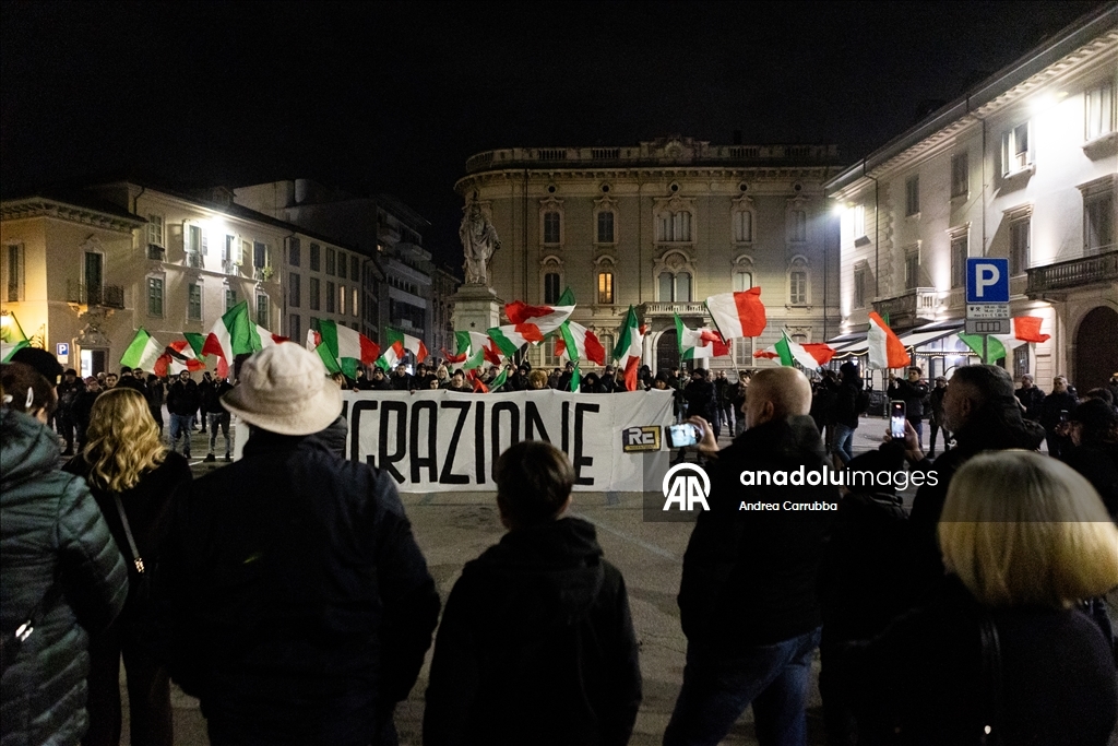 Ультраправые в Италии провели акцию против миграции