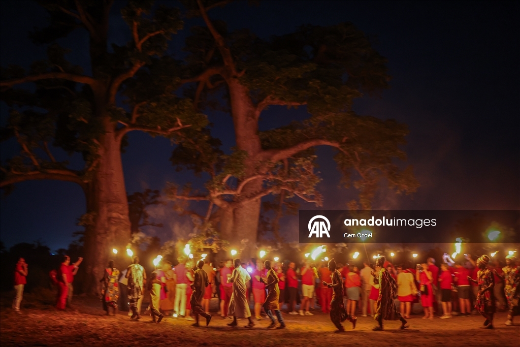 Cultural event held among baobab trees in Senegal