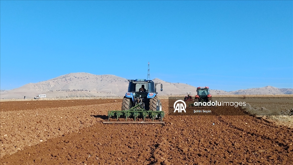Batman'ın bereketli topraklarında hububat ve baklagil ekimi mesaisi sürüyor
