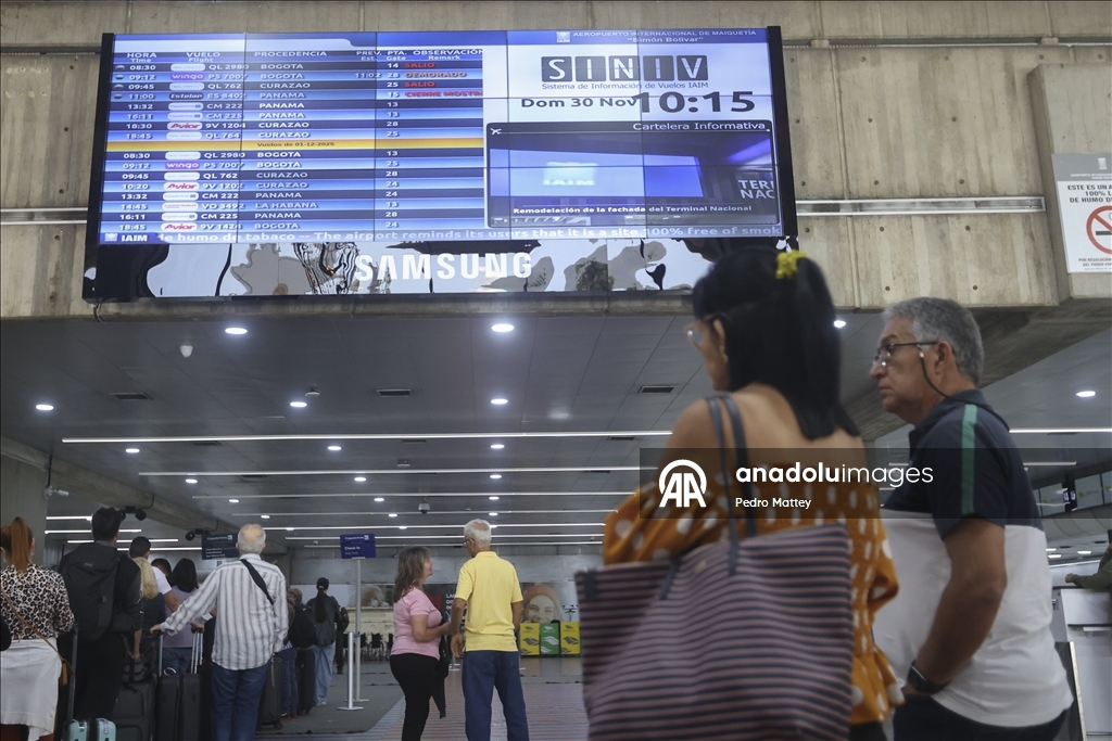Международный аэропорт имени Симона Боливара продолжает работу несмотря на напряженность между США и Венесуэлой