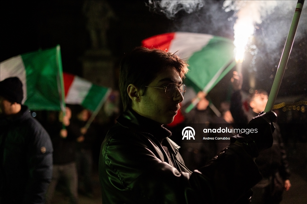 Ультраправые в Италии провели акцию против миграции