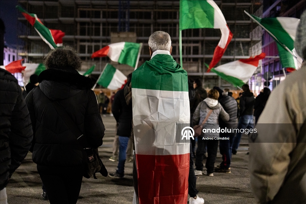 Ультраправые в Италии провели акцию против миграции