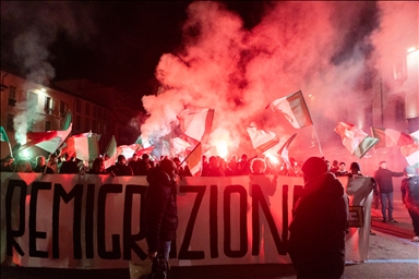 Ультраправые в Италии провели акцию против миграции