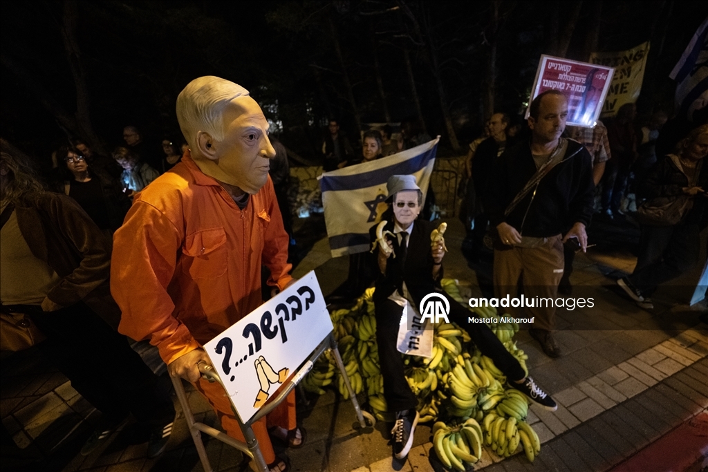 В Израиле протестующие потребовали отказать Нетаньяху в помиловании