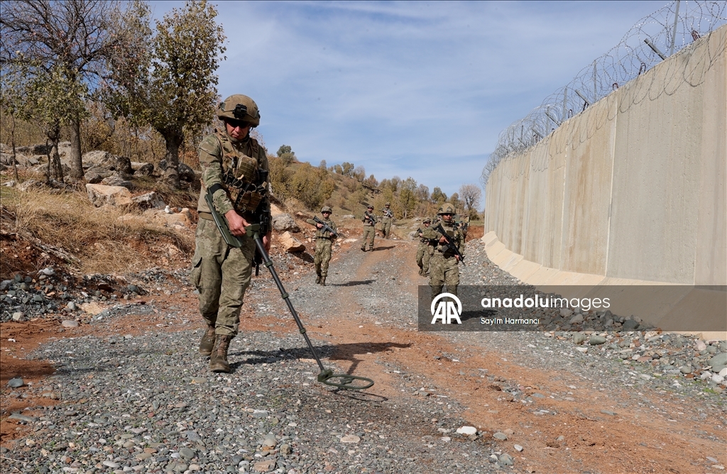 Hakkari'de Irak sınırına 2 bin 152 metre güvenlik duvarı inşa edildi