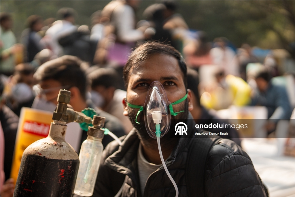 Hava kirliliği kötüleşmesi nedeniyle Hindistan'da solunum yolu hastalığı vakaları 200 bini aştı