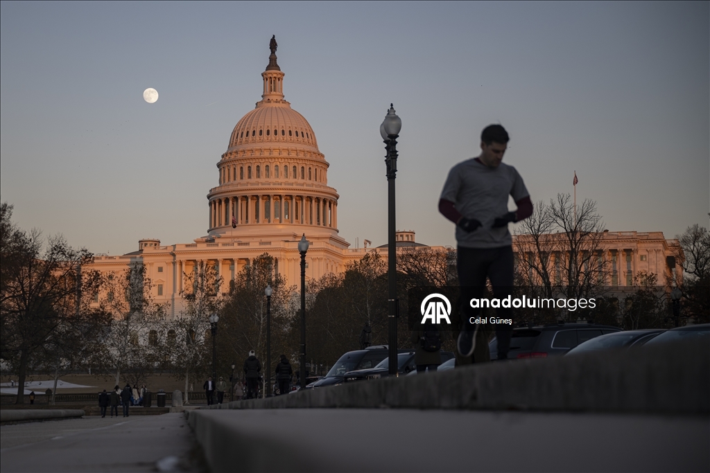 ABD’nin başkenti Washington’da Dolunay 