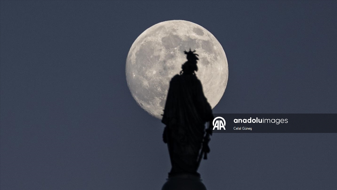 ABD’nin başkenti Washington’da Dolunay 