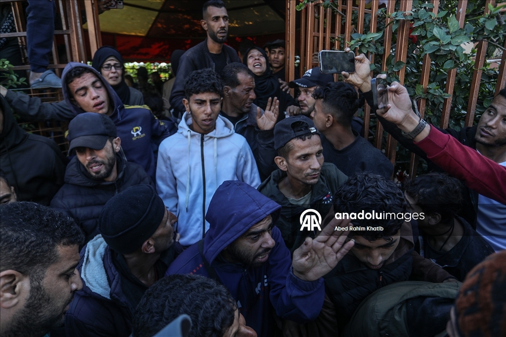 Gazze’de ateşkes döneminde düzenlenen saldırıda hayatını kaybedenler uğurlandı