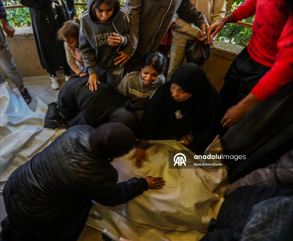 Gazze’de ateşkes döneminde düzenlenen saldırıda hayatını kaybedenler uğurlandı