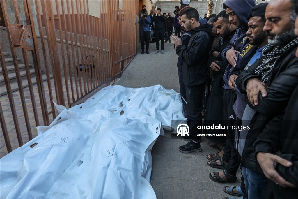 Gazze’de ateşkes döneminde düzenlenen saldırıda hayatını kaybedenler uğurlandı