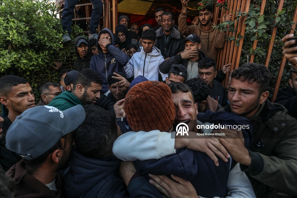 Gazze’de ateşkes döneminde düzenlenen saldırıda hayatını kaybedenler uğurlandı