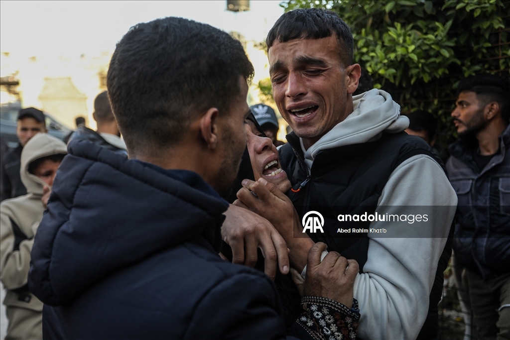 Gazze’de ateşkes döneminde düzenlenen saldırıda hayatını kaybedenler uğurlandı
