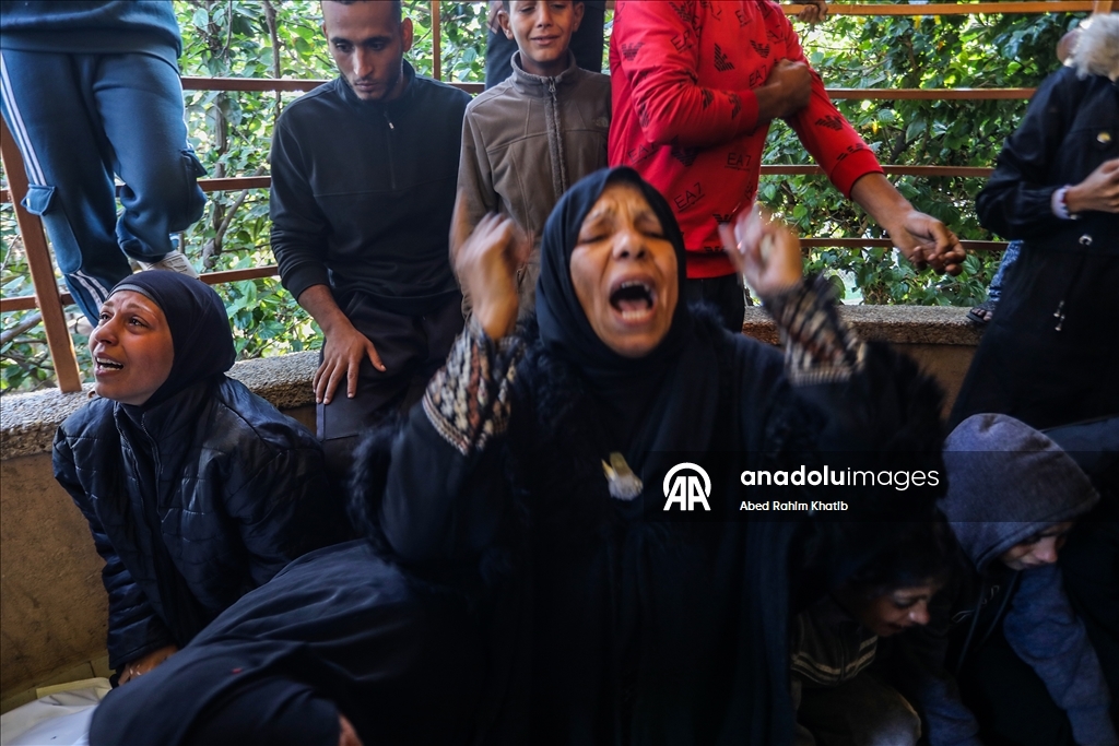 Gazze’de ateşkes döneminde düzenlenen saldırıda hayatını kaybedenler uğurlandı