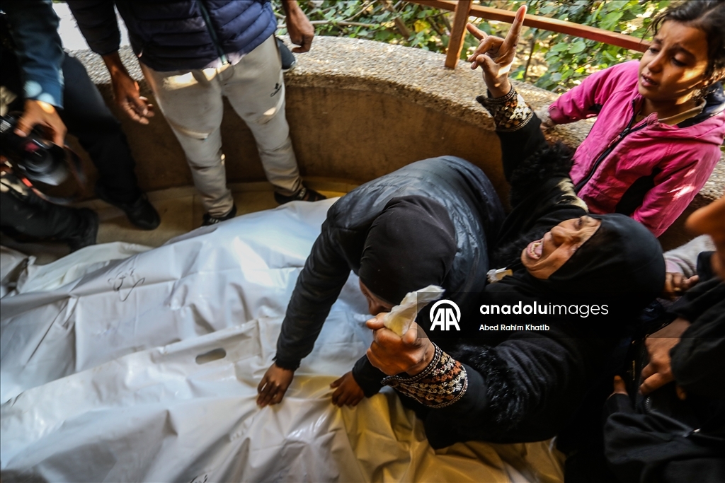 Gazze’de ateşkes döneminde düzenlenen saldırıda hayatını kaybedenler uğurlandı