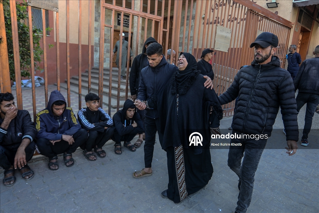 Gazze’de ateşkes döneminde düzenlenen saldırıda hayatını kaybedenler uğurlandı