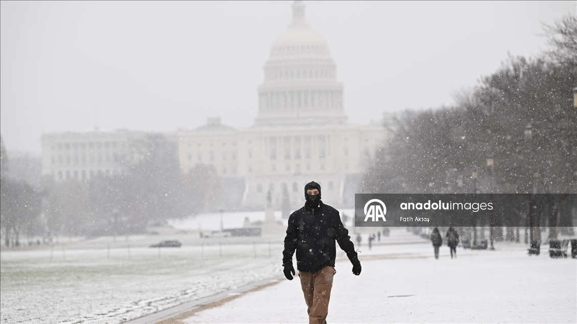 ABD’de kar yağışı