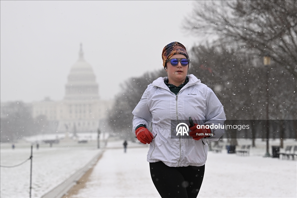 ABD’de kar yağışı