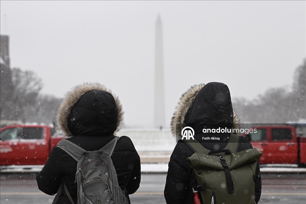 ABD’de kar yağışı