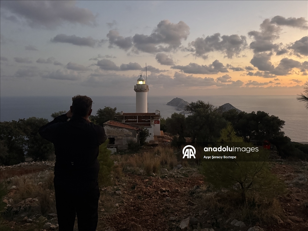 "Gelidonya'nın son fenercisi" ışıkları artık anılarını tazelemek için yakıyor