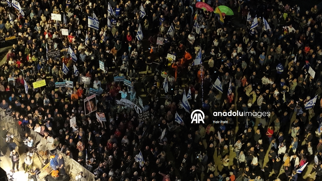 В Тель-Авиве прошла многотысячная акция в защиту израильской демократии