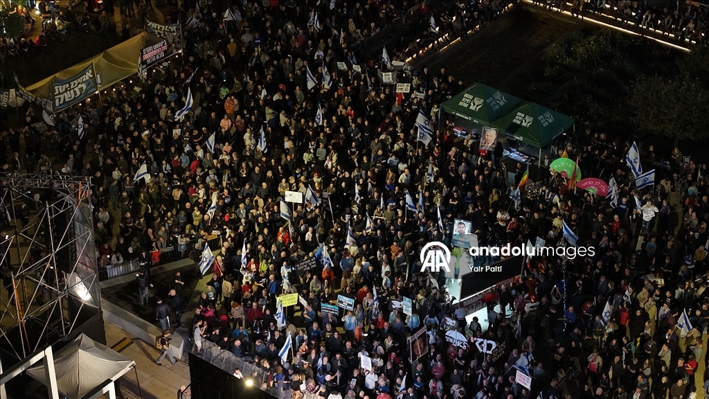 В Тель-Авиве прошла многотысячная акция в защиту израильской демократии