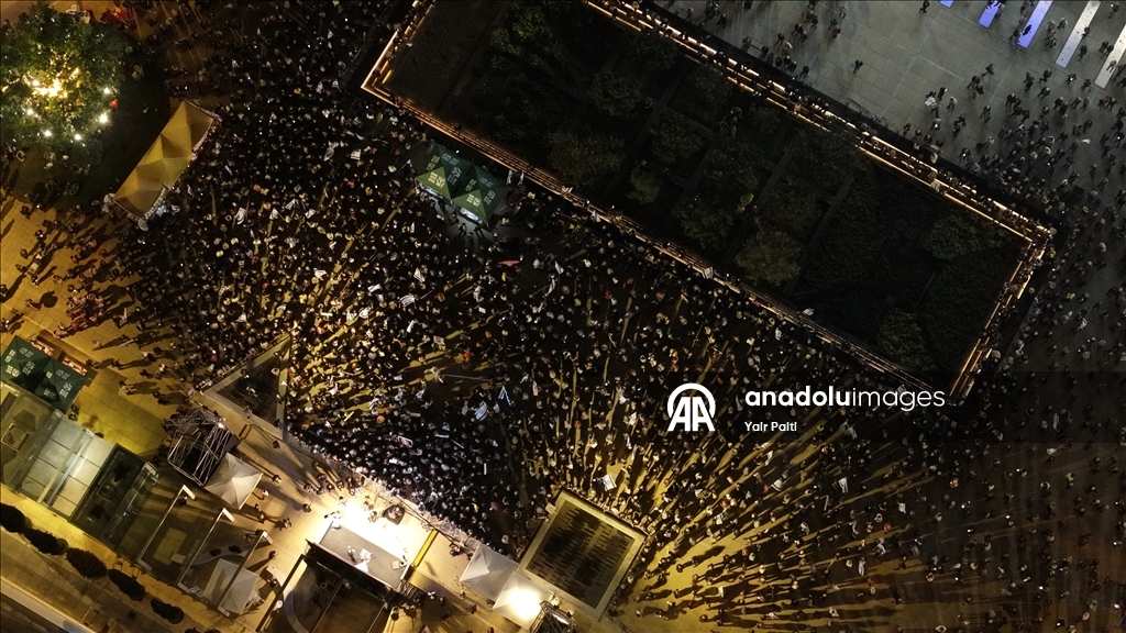 В Тель-Авиве прошла многотысячная акция в защиту израильской демократии