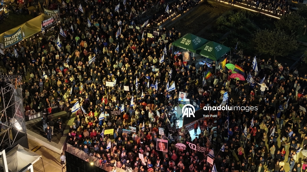 В Тель-Авиве прошла многотысячная акция в защиту израильской демократии