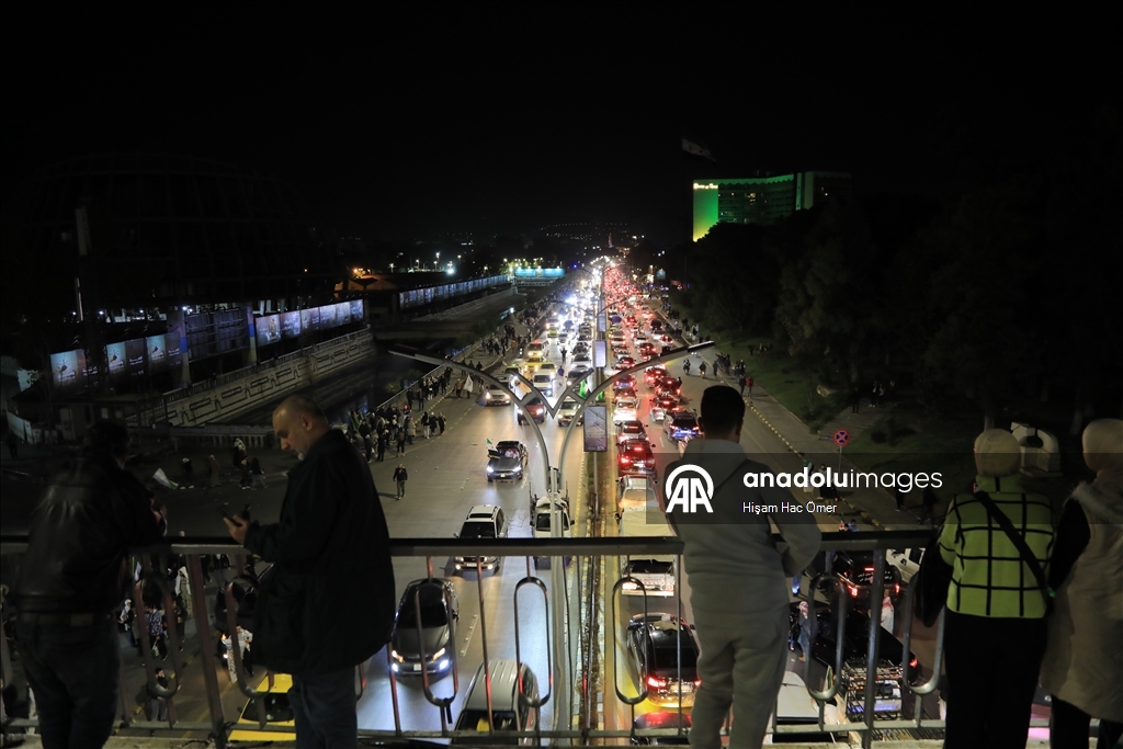 Suriye'de Esed rejiminin devrilmesinin birinci yılı Şam'da kutlandı