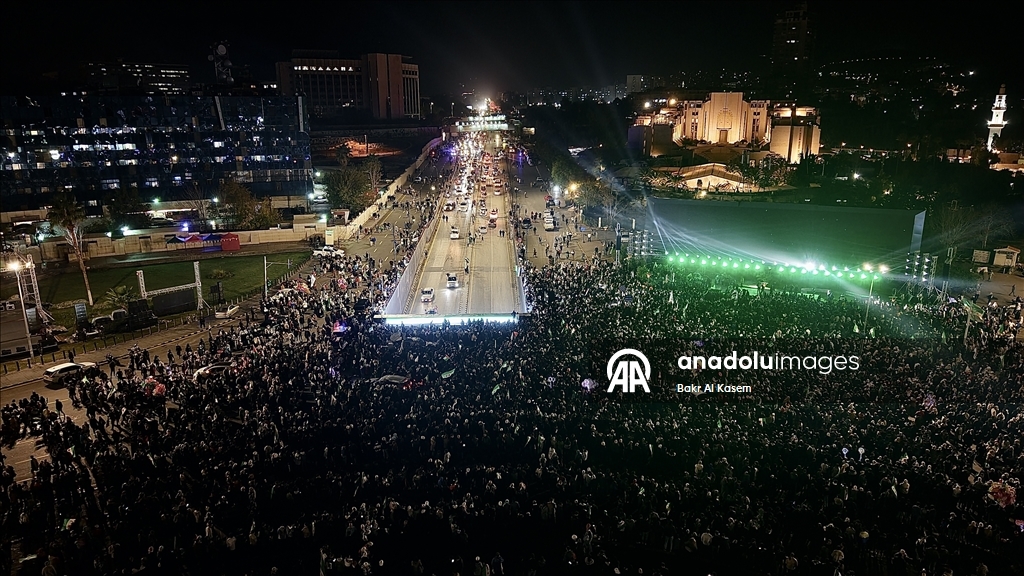 Damascus celebrates first anniversary of Baath Regime’s fall