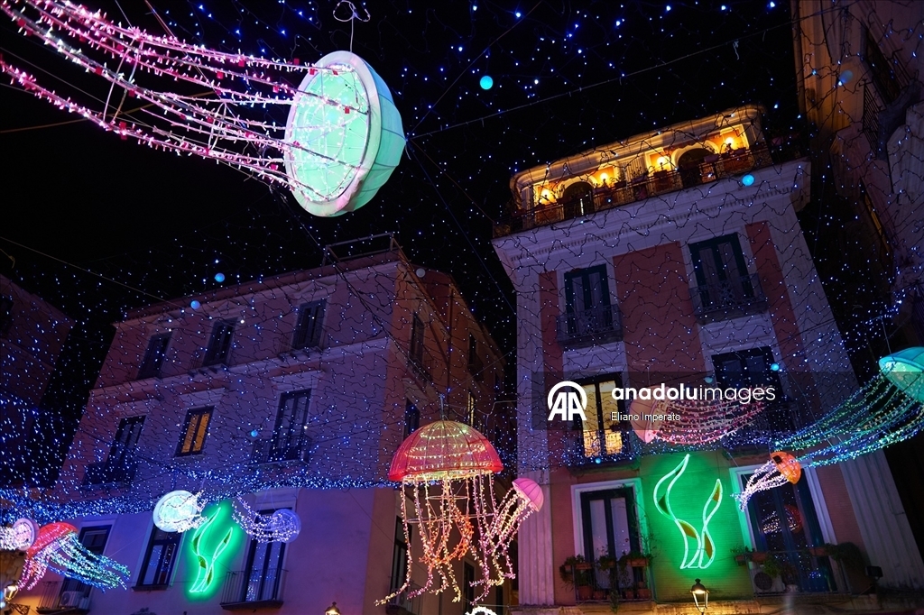 Итальянский Салерно засиял к Новому году  3