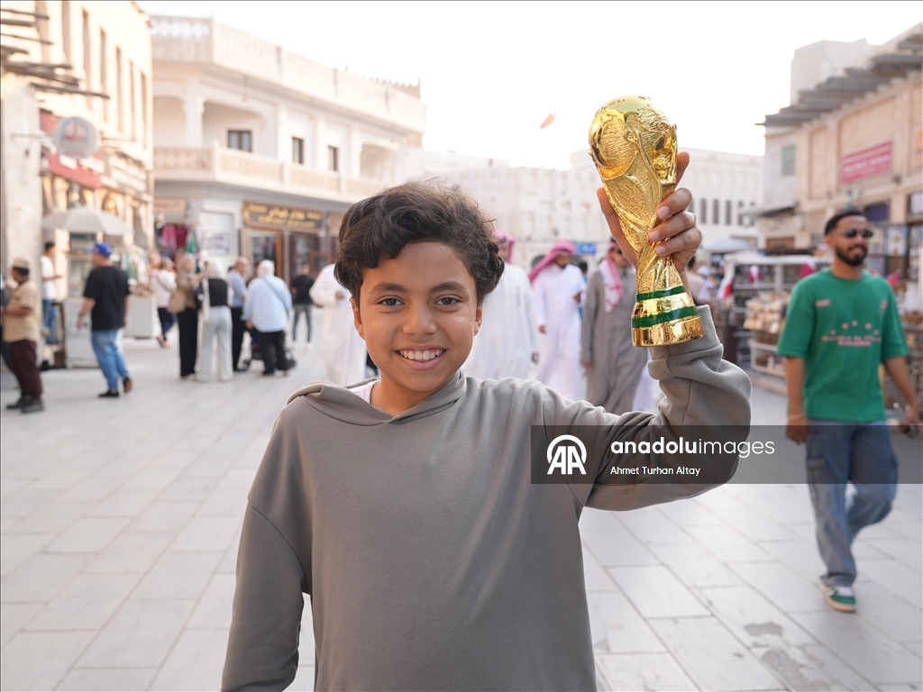 Arab Cup fans flock to the historic bazaar Souq Waqif in Doha