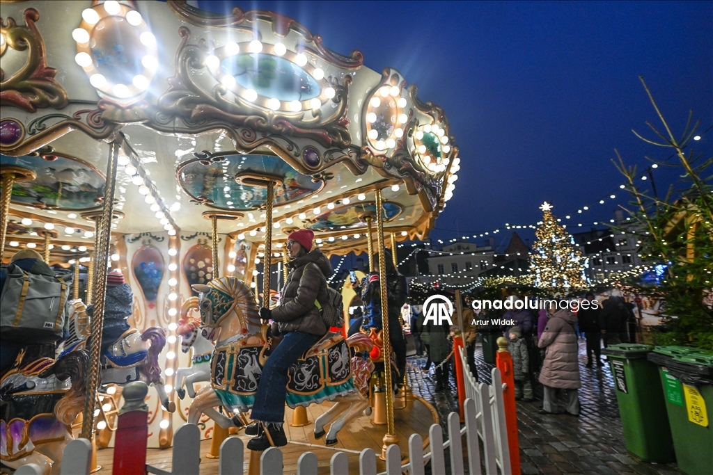 На Ратушной площади Таллинна установили рождественскую елку