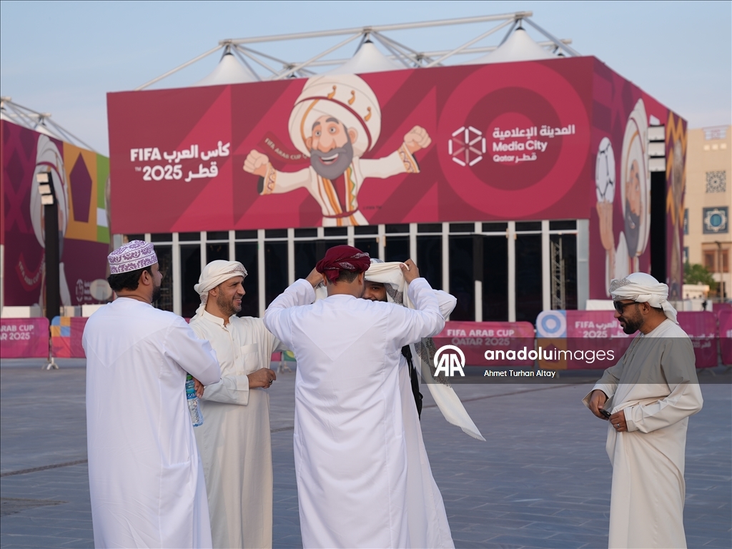 Arab Cup fans flock to the historic bazaar Souq Waqif in Doha